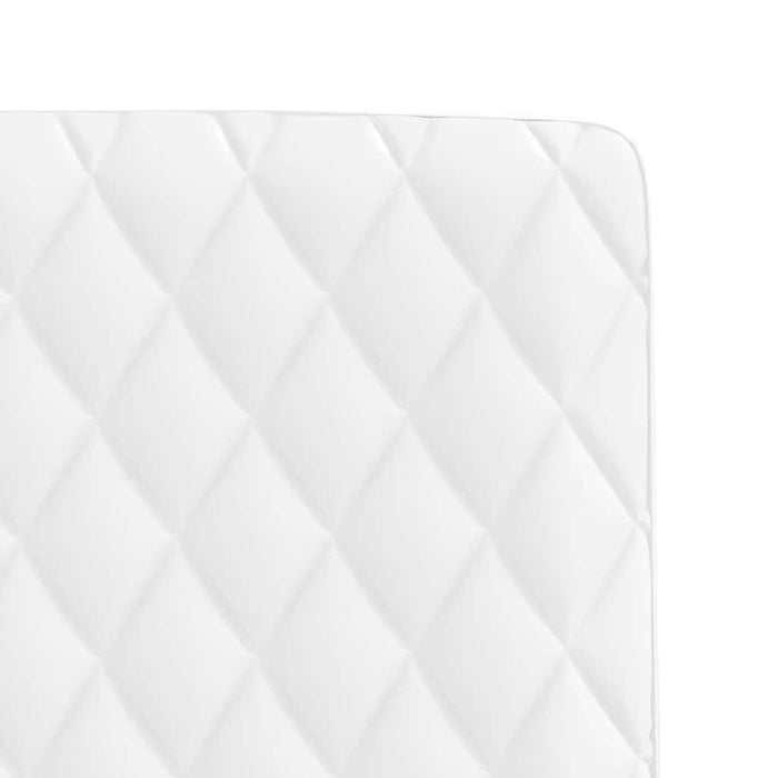 vidaXL Sedie da Pranzo 4 pz Bianche in Similpelle