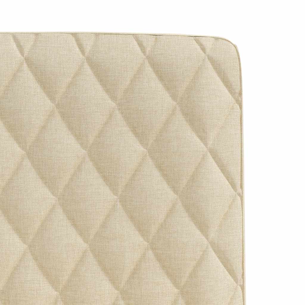 Sedie da Pranzo 4 pz Crema in Tessuto 3315228