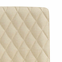 Sedie da Pranzo 4 pz Crema in Tessuto 3315228