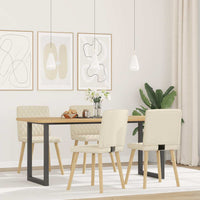 Sedie da Pranzo 4 pz Lino 3315232