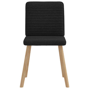 Sedie da Pranzo 4 pz Nere in Tessuto 3315246