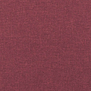 vidaXL Sedie da Pranzo 4 pz Rosso Vino in Tessuto