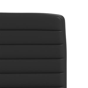 vidaXL Sedie da Pranzo 4 pz Nere in Similpelle