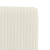 Sedie da Pranzo 4 pz Crema in Velluto 3315295