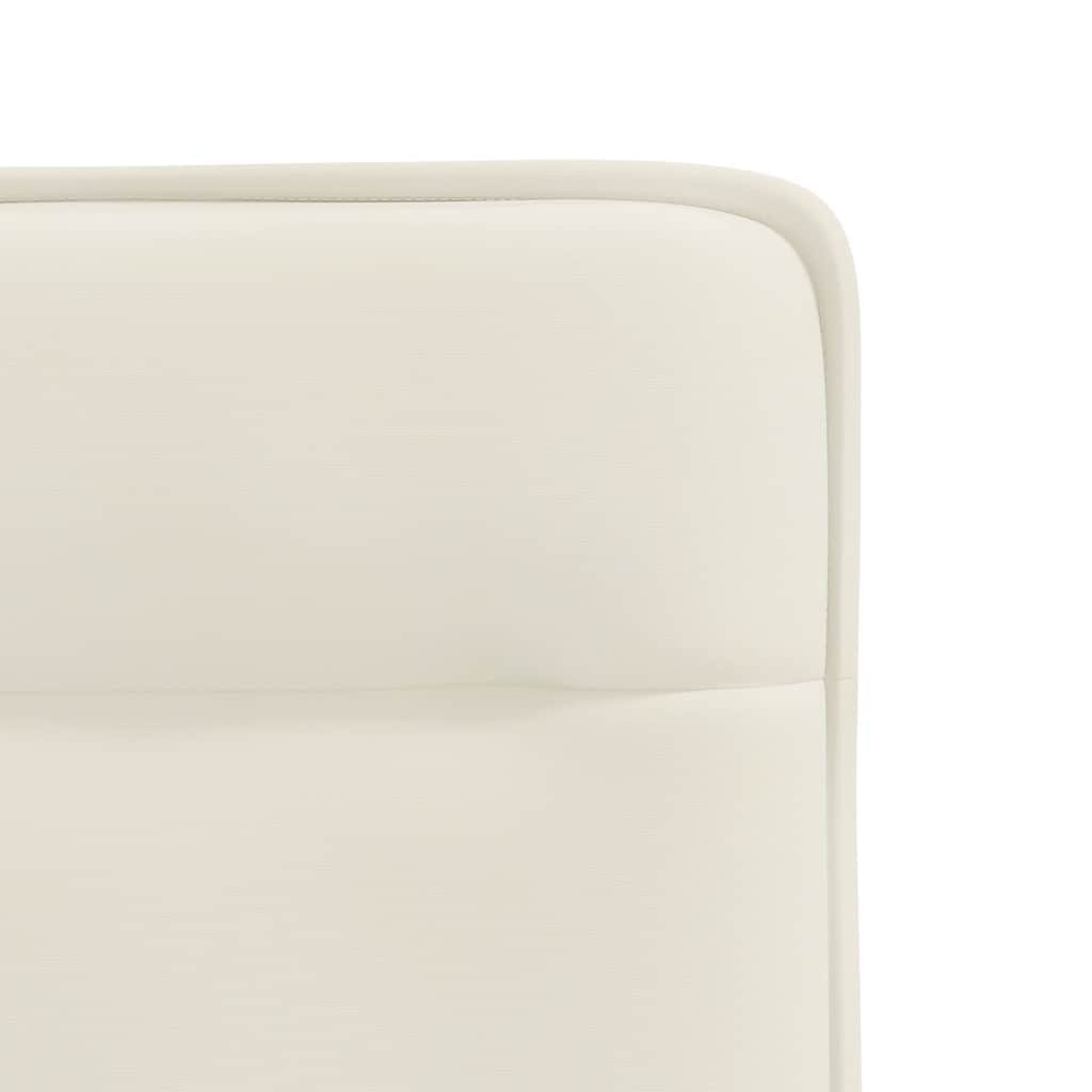 Sedie da Pranzo 4 pz Crema in Velluto 3315318