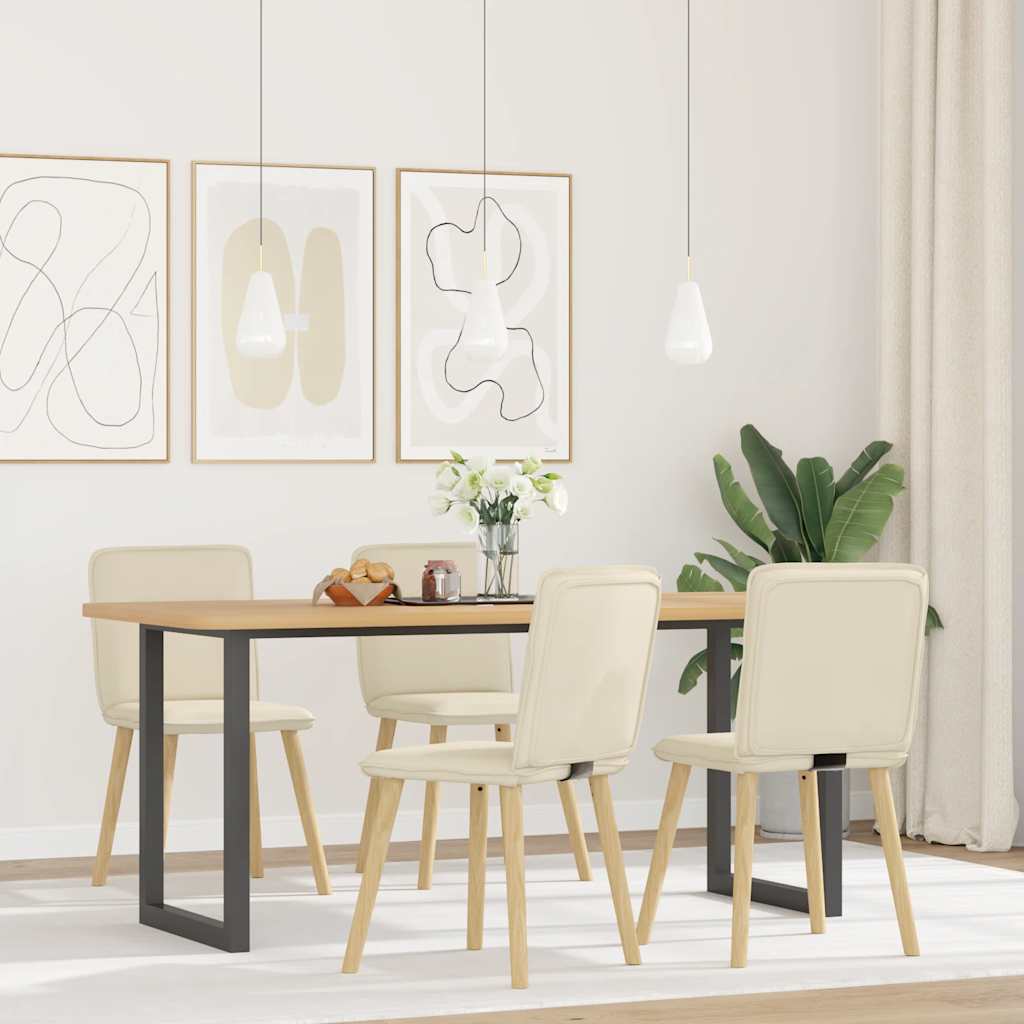 Sedie da Pranzo 4 pz Lino 3315331