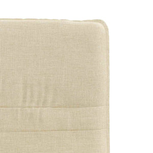 Sedie da Pranzo 4 pz Crema in Tessuto 3315362