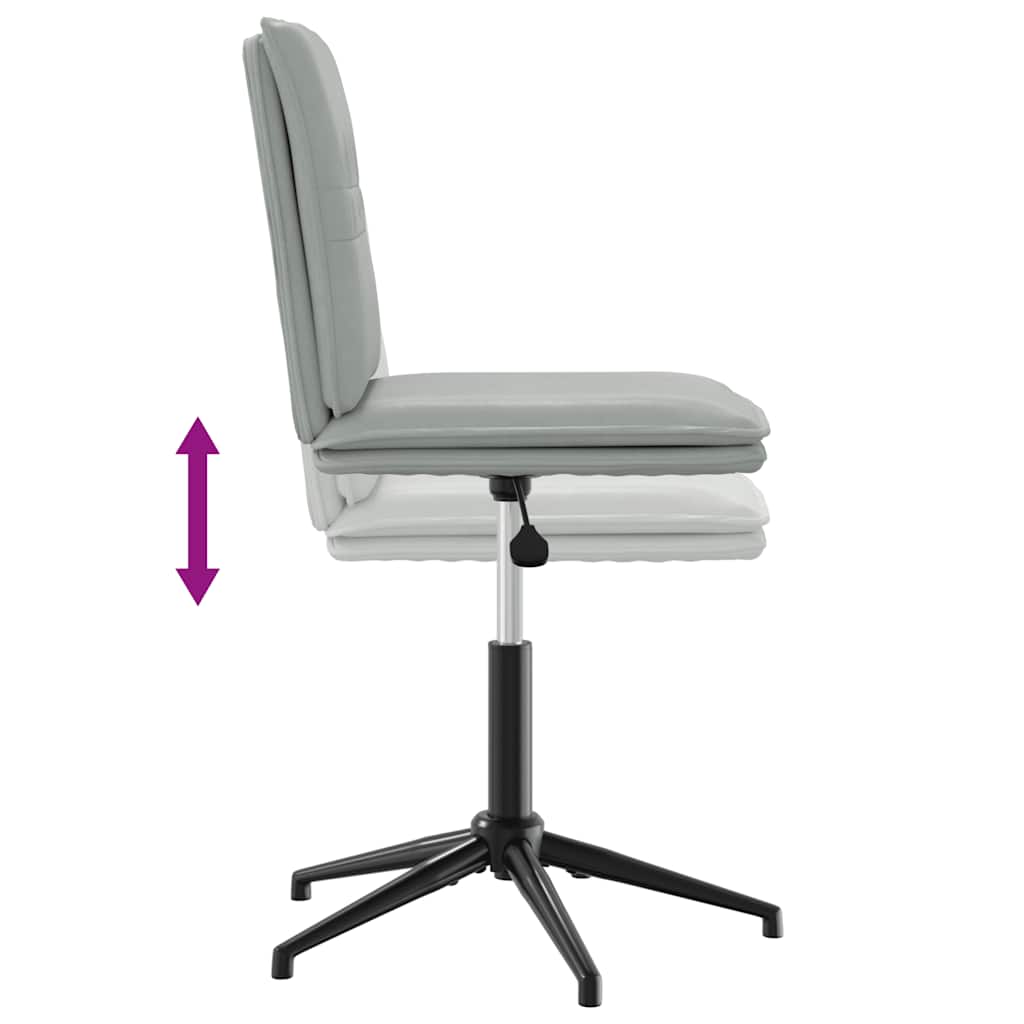 Sedie da Pranzo 2 pz Grigio Chiaro in Velluto 3315367