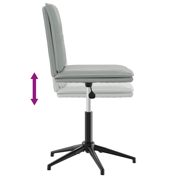 Sedie da Pranzo 2 pz Grigio Chiaro in Velluto 3315367