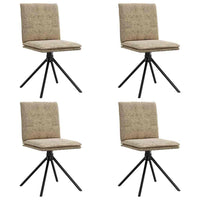 Sedie da Pranzo 4 pz Grigio Chiaro in Similpelle Scamosciata 3315379