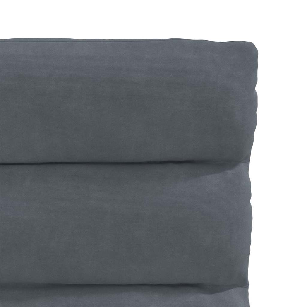 vidaXL Sedie da Pranzo 4 pz Grigio Scuro in Velluto