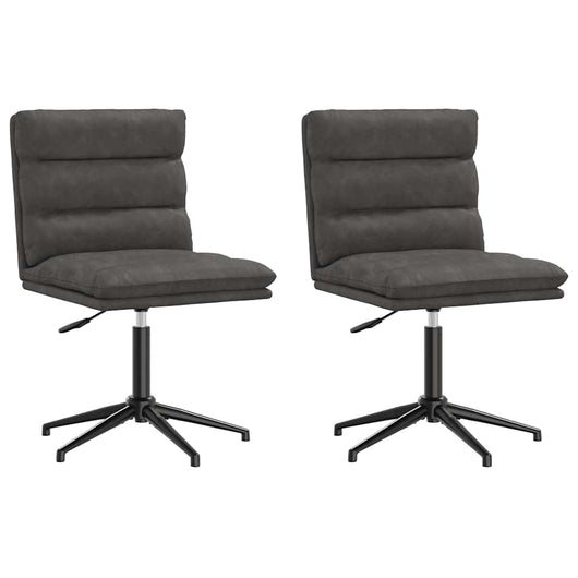 Sedie da Pranzo 2 pz Nere in Similpelle 3315405