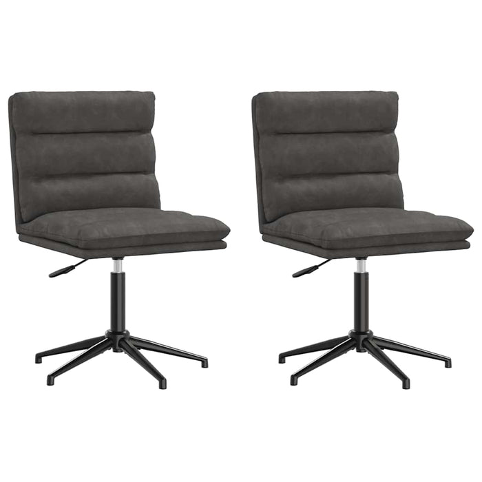 Sedie da Pranzo 2 pz Nere in Similpelle 3315405