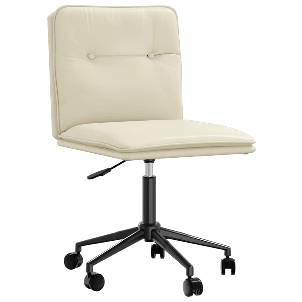 Sedie da Pranzo 2 pz Crema in Similpelle