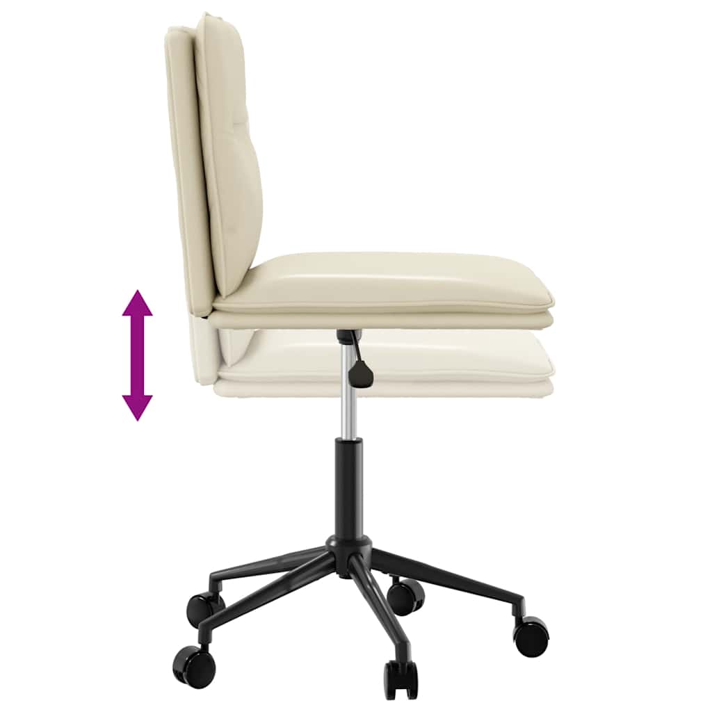 Sedie da Pranzo 2 pz Crema in Similpelle 3315420