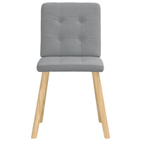 vidaXL Sedie da Pranzo 6 pz Grigio Chiaro in Tessuto