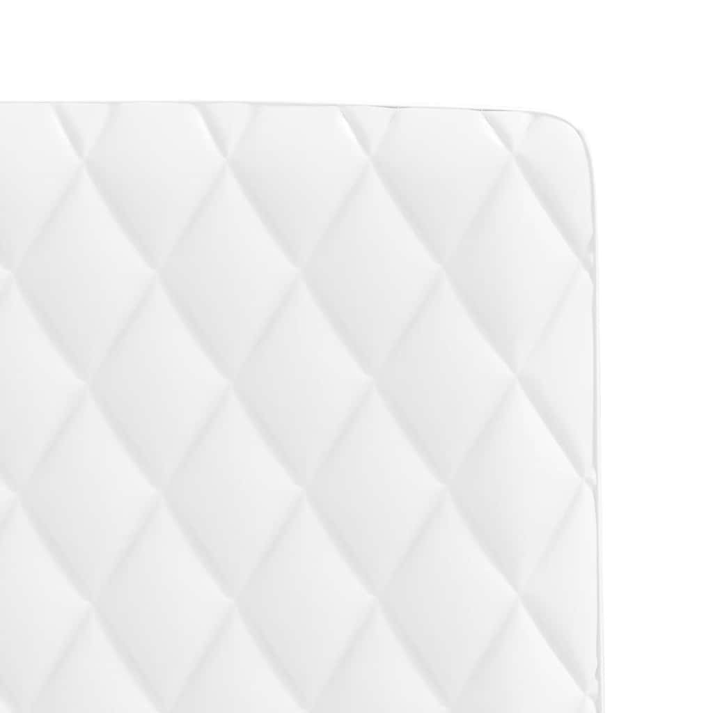 Sedie da Pranzo 6 pz Bianche in Similpelle 3315489