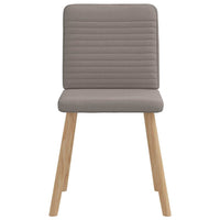 Sedie da Pranzo 6 pz Grigio Talpa in Tessuto 3315520