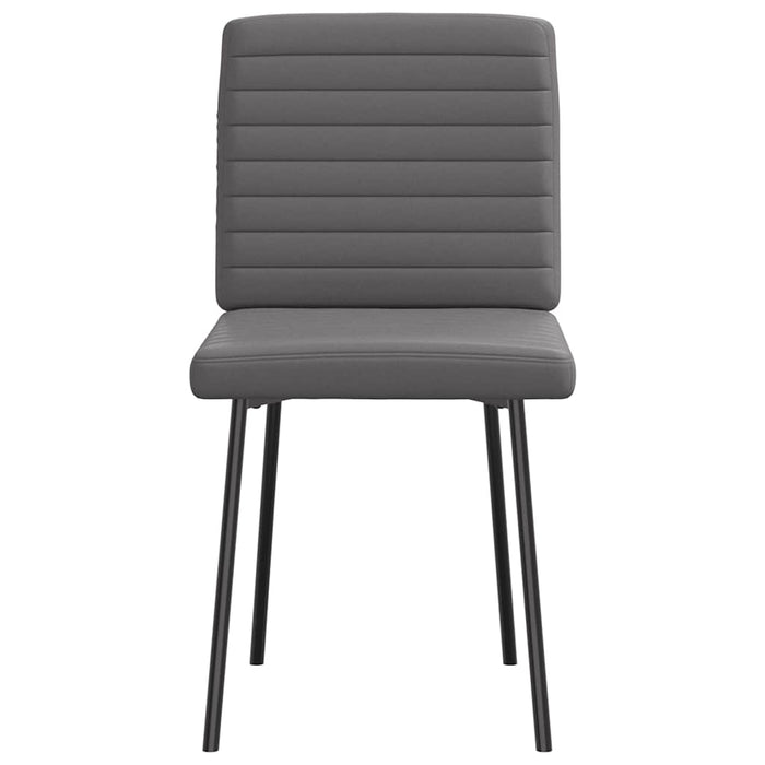 Sedie da Pranzo 6 pz in Similpelle Grigio 3315538