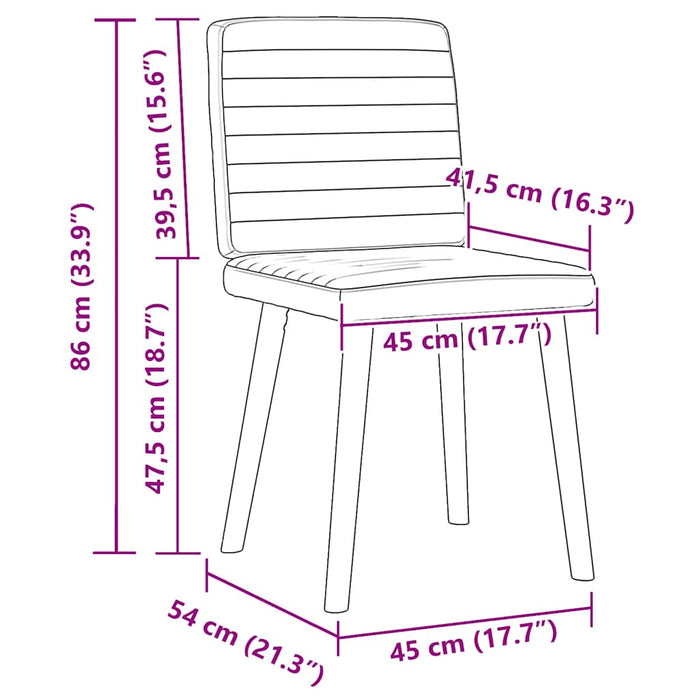 Sedie da Pranzo 6 pz Grigio Chiaro in Tessuto 3315544