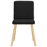Sedie da Pranzo 6 pz Nere in Tessuto 3315569