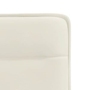 Sedie da Pranzo 6 pz Crema in Velluto 3315588