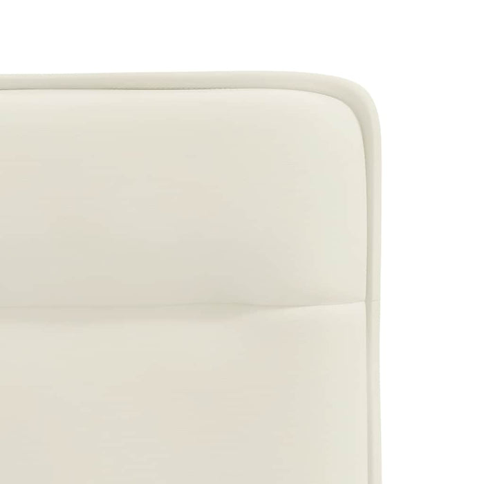 Sedie da Pranzo 6 pz Crema in Velluto 3315588