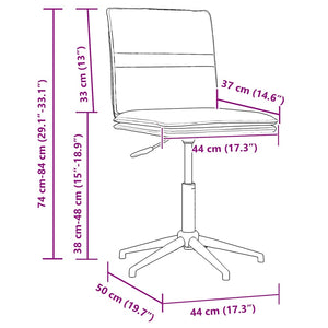 Sedie da Pranzo 4 pz Grigio Chiaro in Velluto 3315637
