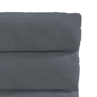 Sedie da Pranzo 6 pz Grigio Scuro in Velluto 3315653