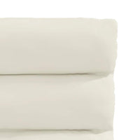 Sedie da Pranzo 6 pz Crema in Velluto 3315661