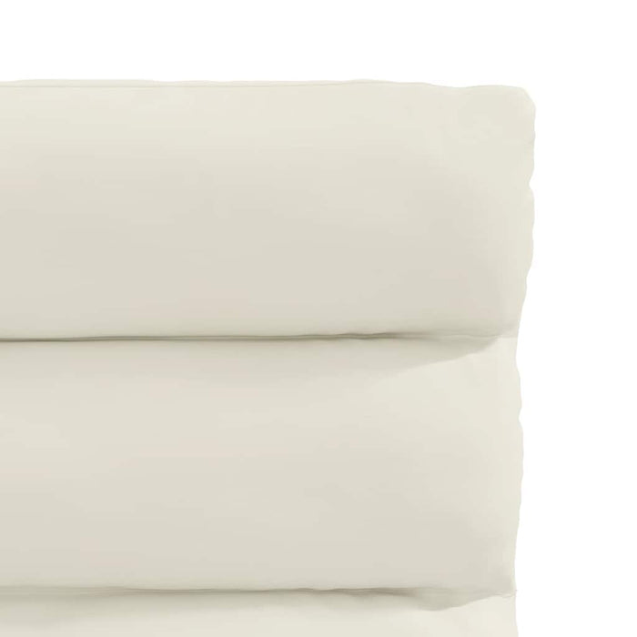 Sedie da Pranzo 6 pz Crema in Velluto 3315661