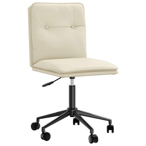 Sedie da Pranzo 4 pz Crema in Similpelle 3315690