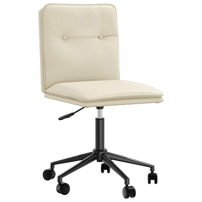 Sedie da Pranzo 4 pz Crema in Similpelle 3315690