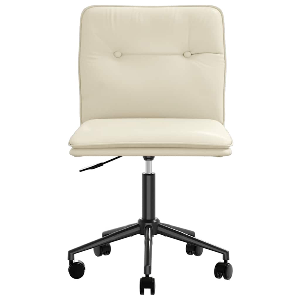 Sedie da Pranzo 4 pz Crema in Similpelle 3315690