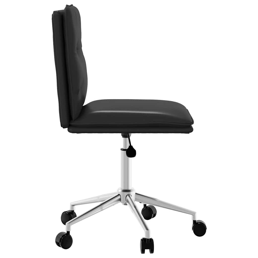 Sedie da Pranzo 4 pz Nere in Similpelle 3315694