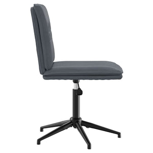 Sedie da Pranzo 6 pz Grigio Scuro in Velluto 3315698