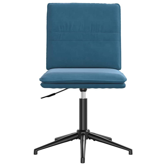 Sedie da Pranzo 6 pz Blu in Velluto 3315707