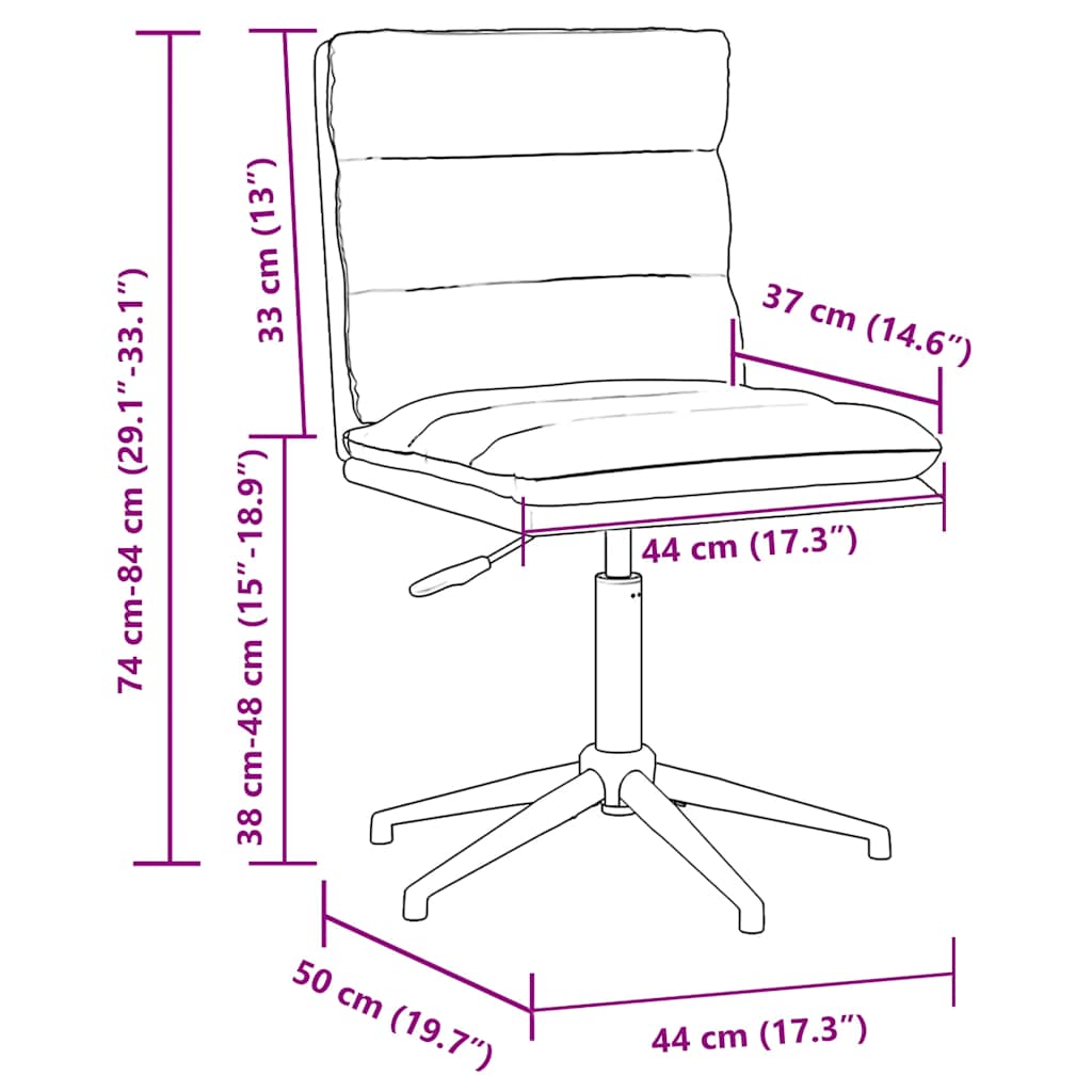 Sedie da Pranzo 6 pz Nere in Similpelle 3315708