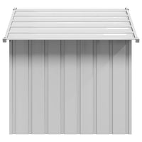 Casetta per Cani con Tetto 131x101x102 cm Acciaio Zincato 4100918