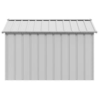 Casetta per Cani con Tetto 113x153x101 cm Acciaio Zincato