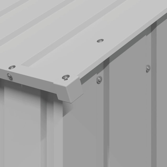 Casetta per Cani con Tetto 113x153x101 cm Acciaio Zincato 4100920