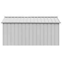 Casetta per Cani con Tetto 114x202x101 cm Acciaio Zincato 4100922