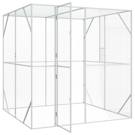 Gabbia per uccelli Antracite 209 x 202 x 214 cm Acciaio zincato 4100931