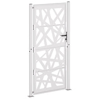 Cancello da Giardino 105x205 cm Acciaio Corten Design Leggero 4100958