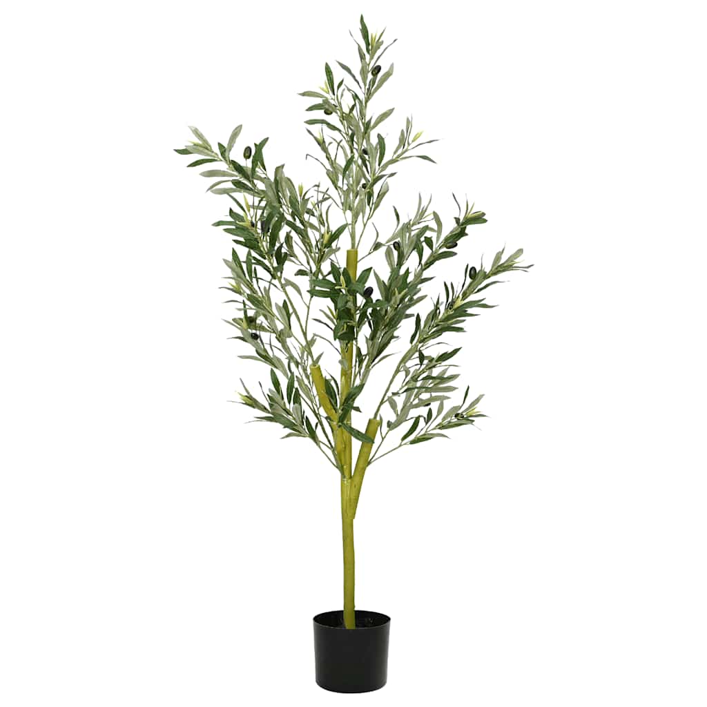 Albero Ulivo Artificiale 450 Foglie 120 cm Verde