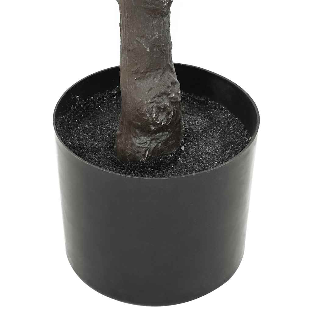 vidaXL Albero di Ficus Artificiale 480 Foglie 130 cm Verde