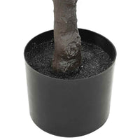 Albero di Ficus Artificiale 480 Foglie 130 cm Verde 4103573