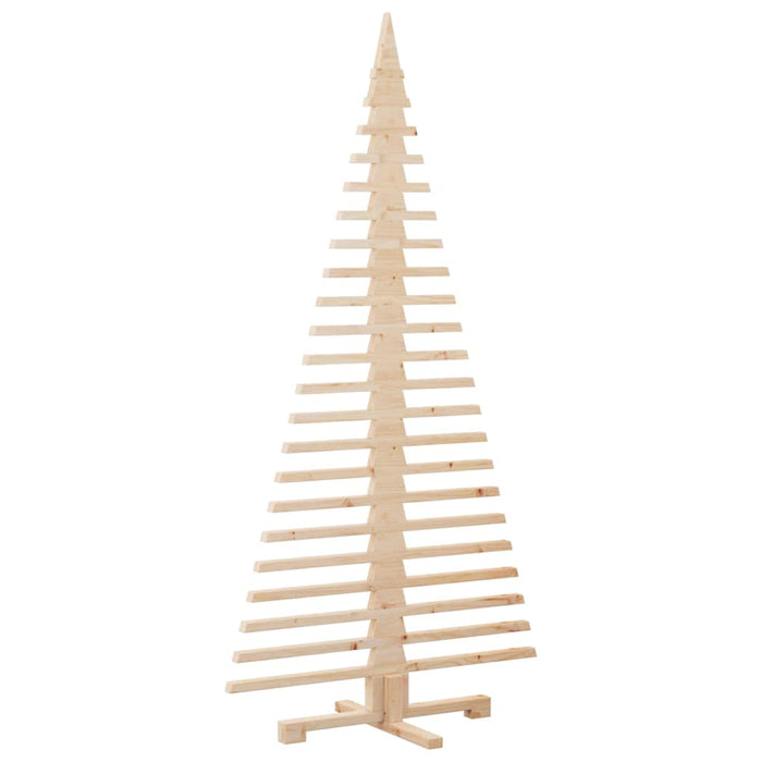 Albero di Natale Decorativo in Legno 180 cm Legno Massello Pino 4103972