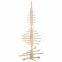 Albero di Natale Decorativo in Legno 180 cm Legno Massello Pino 4103972