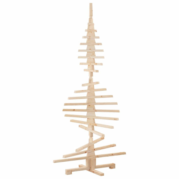 Albero di Natale Decorativo in Legno 180 cm Legno Massello Pino 4103972